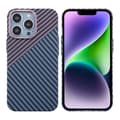 iPhone 15 Pro Max Mobilskal i Kolfiber - Lila/Blå multifärg