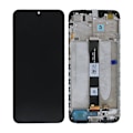 Miniatyrbild 1 av 5: Xiaomi Redmi 10A (2022) Skärm med LCD Display Original - Svart Svart