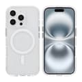 iPhone 16 Pro Mobilskal Magnet Dubbelskydd - Vit Vit
