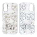 Mobilskal Magsafe till iPhone 16 - Transparent med blommor Transparent