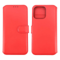 Miniatyrbillede 1 af 11: iPhone 15 Pro Max Plånboksfodral Läder Rvelon - Röd Red