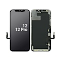 Miniatyrbillede 1 af 5: iPhone 12/12 Pro In-Cell LCD Skärm Svart Black