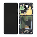 Miniatyrbillede 1 af 5: Samsung Galaxy S20 Ultra (SM-G988F) Skärm med LCD Display Original - Svart Black