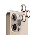 Miniatyrbild 1 av 3: iPhone 16 Pro/16 Pro Max Lins Kameraskydd - Guld Brun