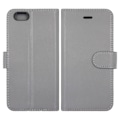 Miniatyrbillede 1 af 6: iPhone 6/6S Plånboksfodral Läder med Stativ - Grå Taupe
