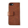 Miniatyrbillede 1 af 6: iPhone 7/8/SE 2020 Plånboksfodral Läder Rvelon - Brun Brown
