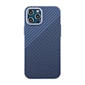 Miniatyrbild 2 av 6: Kolfiber Skal iPhone 12 Pro Max - Blå & Grå multifärg