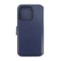 Pikkukuva 3 / 5: iPhone 15 Pro Max Plånboksfodral Läder Rvelon - Blå Marine blue