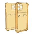 Pikkukuva 2 / 4: iPhone 12 Pro Stöttåligt Skal med Korthållare - Gul Yellow