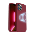 Miniatyrbillede 1 af 4: iPhone 14 Pro Max Silikonskal Rvelon MagSafe - Röd Red