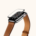 Miniatyrbillede 7 af 8: Skärmskydd Apple Watch 4/5/6/SE 40mm - Härdat Glas Black