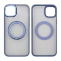 Miniatyrbillede 1 af 5: iPhone 15 Skal med MagSafe Stativ Rvelon - Blå Blue
