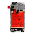 Miniatyrbillede 2 af 2: Huawei P9 Skärm med LCD Display och Batteri Original - Silver Silver