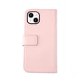 iPhone 13 Mini Plånboksfodral Läder Rvelon - Rosa Gammal rosa