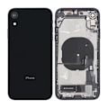 Pikkukuva 1 / 3: iPhone XR Baksida med Komplett Ram - Svart Black