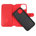 Miniatyrbild 5 av 11: iPhone 15 Plånboksfodral Magnet Rvelon - Röd Röd