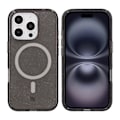 Miniatyrbild 1 av 6: iPhone 16 Pro Rvelon Mobilskal TPU med MagSafe - Glitter Svart Svart