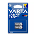 Miniatyrbillede 2 af 2: Varta Alkaliskt Specialbatteri LR1/N/Lady 1.5V 850mAh - 2-pack