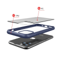 Pikkukuva 7 / 8: Stöttåligt Mobilskal iPhone 11 Pro Max - Blå/Transparent Blue
