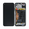 Miniatyrbild 1 av 7: Huawei P40 Lite Skärm/Display med Batteri Original - Svart Svart