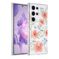 Pikkukuva 1 / 3: Samsung Galaxy S24 Ultra Mobilskal Magnet - Blommor Rosa Multicolor