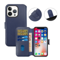 Pikkukuva 5 / 5: iPhone 15 Pro Max Plånboksfodral Läder Rvelon - Blå Marine blue