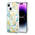 Miniatyrbillede 1 af 3: iPhone 13/14 Mobilskal MagSafe - Blommor Turkos Multicolor
