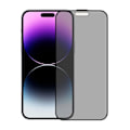 Miniatyrbild 1 av 6: Skärmskydd iPhone 16 Pro - Fulltäckande Privacy Härdat Glas Transparent