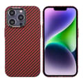 Kolfiber Skal iPhone 13 Pro - Röd Röd