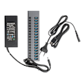 Miniatyrbild 2 av 3: USB Multiadapter med 16st USB-A 3.0 uttag (90W)