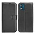 Motorola Moto E13 Plånboksfodral med Stativ - Svart Black