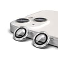 iPhone 13/13 Mini Kameralins skydd med Ram - Silver Silver