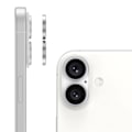 Pikkukuva 2 / 3: iPhone 16/16 Plus Kameralins med metallram - Vit White