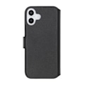 Miniatyrbild 3 av 5: iPhone 16 Plus Plånboksfodral Äkta Läder Rvelon - Svart Svart