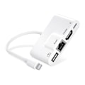Miniatyrbild 2 av 5: Lightning Adapter 1 till 4 portar: HDMI, RJ45 10/100Mbps, USB-A 3.1, Lightning Laddningsport
