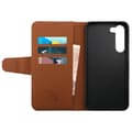 Samsung Galaxy S23 Plus 5G Plånboksfodral Extra Kortfack Rvelon - Brun Brun