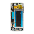 Pikkukuva 3 / 3: Samsung Galaxy S7 Edge (SM-G935F) Skärm/Display Original - Vit White