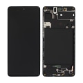 Miniatyrbillede 1 af 5: Samsung Galaxy A71 (SM-A715F) LCD Skärm med Display Original - Svart Black