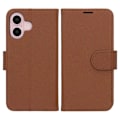 Pikkukuva 1 / 5: iPhone 16 Plus Plånboksfodral med Stativ - Brun Brown