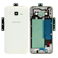 Miniatyrbillede 1 af 3: Samsung Galaxy A3 (SM-A300) Bakre Chassi / Mittre Kåpa Vit Original