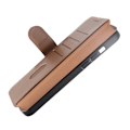 Miniatyrbild 7 av 10: iPhone 15 Pro Max Plånboksfodral Läder Rvelon - Brun Brun