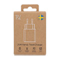 Miniatyrbillede 4 af 4: Rvelon Snabbladdare USB-C 20W White