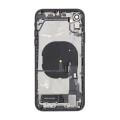 Pikkukuva 3 / 3: iPhone XR Baksida med Komplett Ram - Svart Black