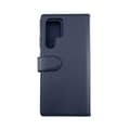 Samsung Galaxy S22 Ultra Plånboksfodral Magnet Rvelon - Blå Marinblå