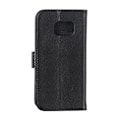 Pikkukuva 2 / 7: Samsung S7 Edge Plånboksfodral Läder med Stativ - Svart Black
