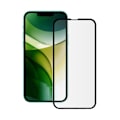 Miniatyrbild 2 av 4: Skärmskydd iPhone 13/13 Pro/14 - 3D Härdat Glas Svart (miljö) Svart
