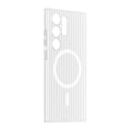 Miniatyrbillede 3 af 3: Samsung S24 Ultra Mobilskal Korrugerad Anti-Halk - Transparent Transparent
