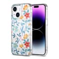 Mobilskal MagSafe för iPhone 14 och 15 Plus - Blommor och Kvistar multifärg