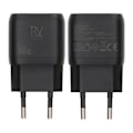 Pikkukuva 1 / 4: Rvelon Väggladdare USB-C + 2x USB-A 32W GaN - Svart Black