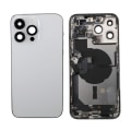 Pikkukuva 1 / 10: iPhone 14 Pro Max Baksida med Komplett Ram - Silver Silver